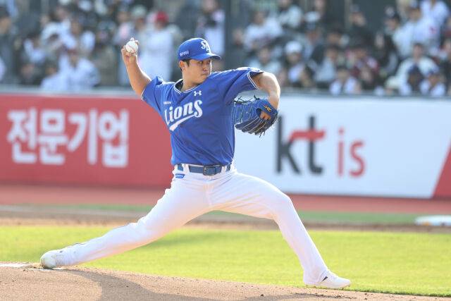 ABS가 보여요? '토종 1선발'의 완벽했던 1회…그러나 2회 5실점 눈물, 사령탑은 어떻게 봤나