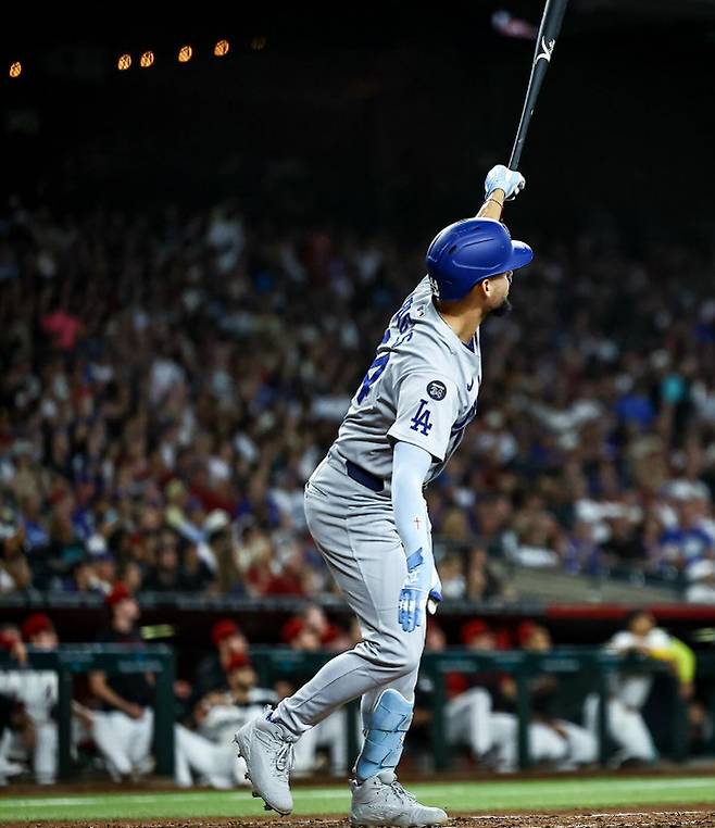 '김혜성과 경쟁하던 그 선수 맞어' 파헤스, 다저스 내 최고타자 등극…시즌 'MVP'급 활약