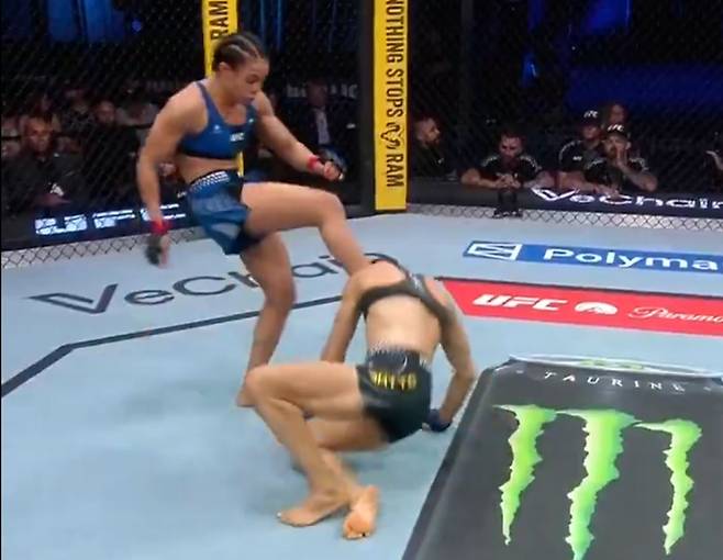 무려 4명 응급실 이송, 어떻게 이런 일이…격투기에 '사커킥' 왜 나오나→UFC 베가스 '역대급 난타전' 후폭풍 거세다