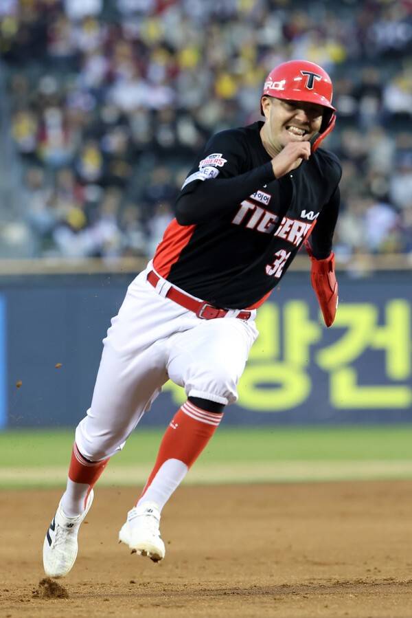 '왜 데려왔냐→잘 모셔 왔네' KIA 호주 내야수 평가 급반전? 팀 타선 '유일무이' 존재라니, 박찬호 공백 지워낼까