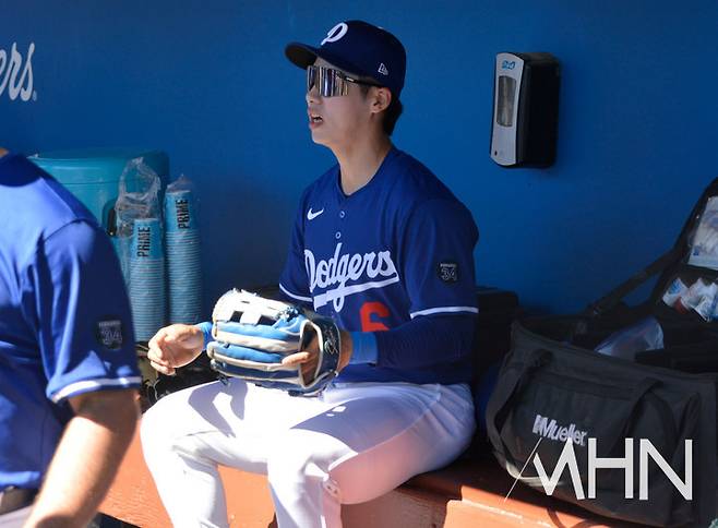 김혜성, 빅리그 시즌 첫 안타 터졌다...토론토 상대로 내야안타 '쾅'