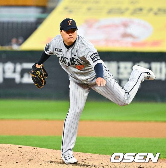 류현진 '10K 호투' 이튿날 1군 엔트리 말소…쿠싱 콜업→불펜 대기, KBO 데뷔전 나선다 [오!쎈 인천]