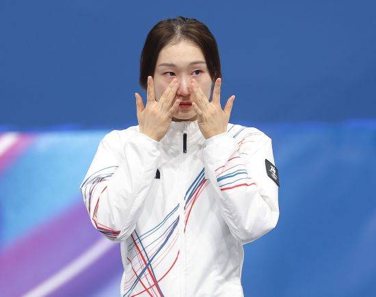'올림픽 왜 관 둬?' 최민정, 쇼트트랙 대표 선발전 여자 500ｍ 1위…아직 떠날 때 아닌가