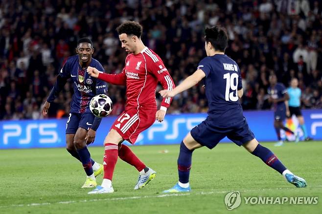 '이강인 교체 출전' PSG, UCL 8강 첫판서 리버풀에 2-0 완승