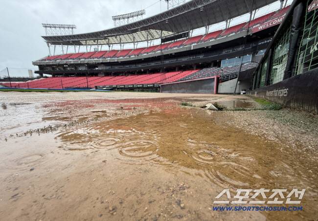 [오피셜]네일 vs 후라도, 1선발 결승 빅매치였는데...하늘이 안 돕는다. 광주 우천취소