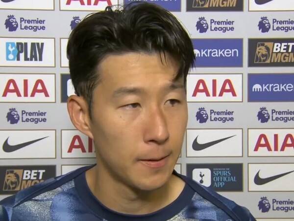 손흥민, 소신 발언