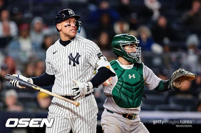 '스타군단' 양키스의 치욕, 1979년 이후 무려 47년 만의 패배…노히트 위기도 간신히 면하다