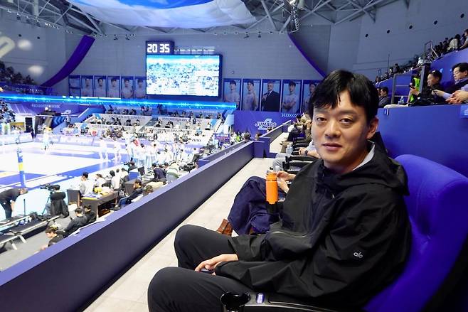 남자배구 챔프 5차전 찾은 이영택 GS 감독