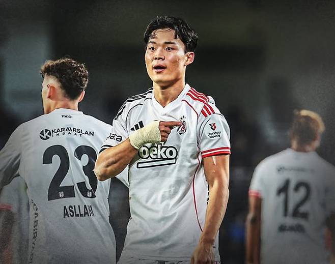 '튀르키예 또 찢었다' 오현규, 이적 후 첫 멀티골 대폭발 '벌써 6·7호골'... 베식타시, 4-2 완승