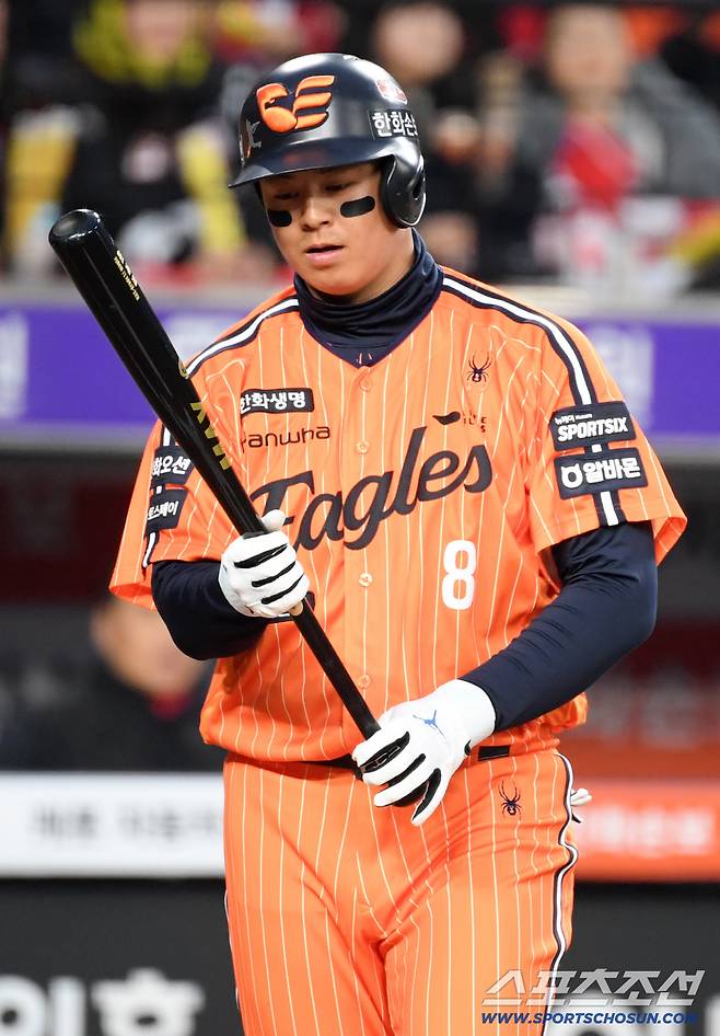 김경문 감독, 결국 칼 빼들었다...노시환 6번, 오재원 선발 제외