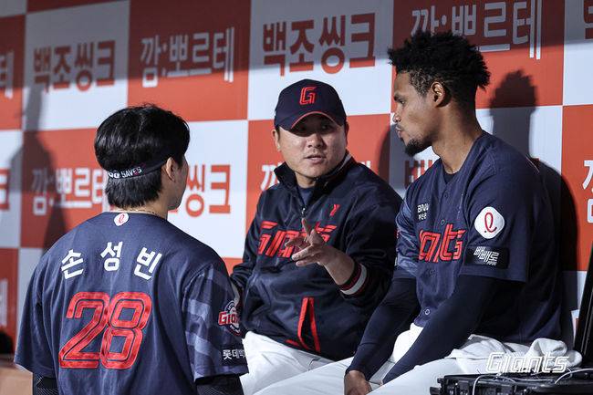 공교롭다, '유강남→손성빈' 포수 바꾸자마자, 2G 연속 도미넌트 스타트…단순한 우연일까