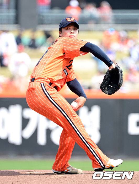 이 정도면 '대만왕자' 불러도 되겠네…왕옌청 또 QS! 6이닝 무사사구 KKKKK 1실점 '3승 요건' [오!쎈 대전]