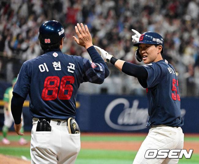 ‘9회 동점→10회 역전’ 만원관중 열광시킨 고척 극장, 롯데 파죽의 3연승 질주…레이예스 3안타+박정민 데뷔 첫 승 [고척 리뷰]