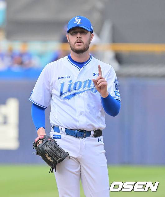 지키는 야구에 가려진 ‘3이닝 7사사구 4실점’…오러클린 향한 믿음은 언제까지 [오!쎈 대구]