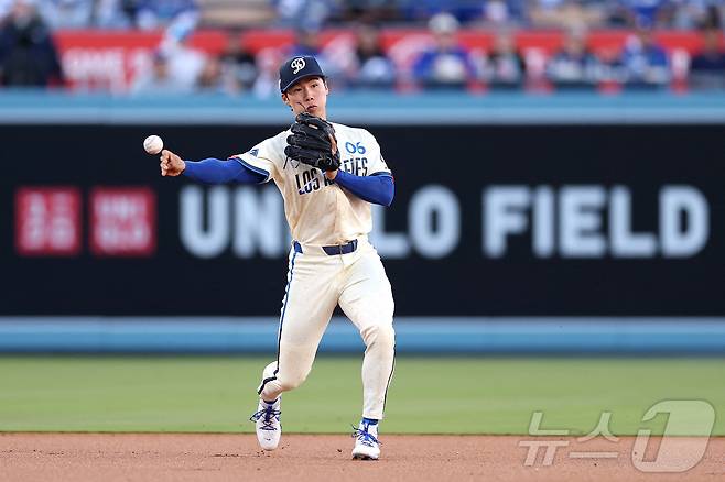 다저스 김혜성, 텍사스전 1안타 1볼넷…시즌 첫 도루 성공