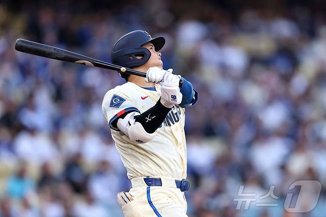 다저스 김혜성, 텍사스전 1안타 1볼넷…시즌 첫 도루 성공