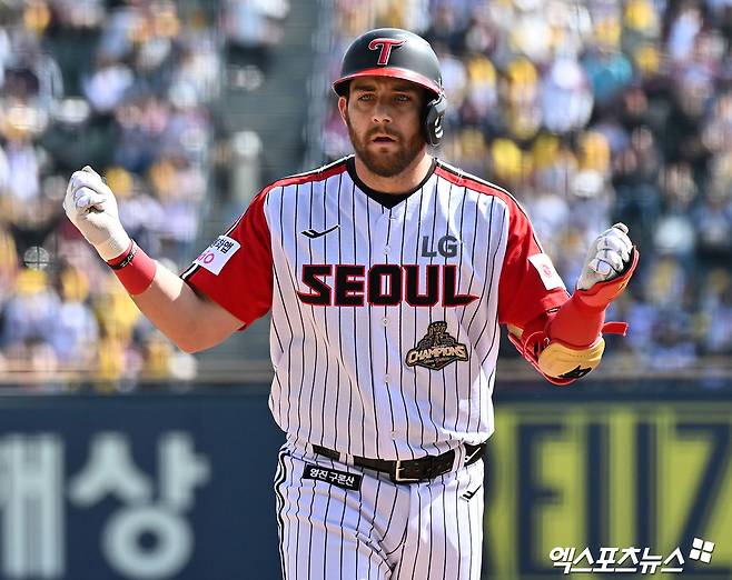 LG 폭주 끝이 없다…SSG 9-1 제압하고 3연전 싹쓸이+7연승 질주→'6이닝 무실점' 톨허스트 시즌 2승 [잠실:스코어]