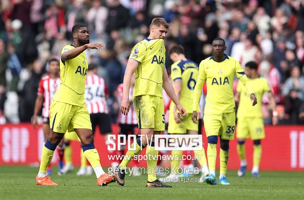 [PL REVIEW] 여러분, 토트넘 진짜 망했습니다...데 제르비 데뷔전서 불운한 실점→선덜랜드에 0-1 패배