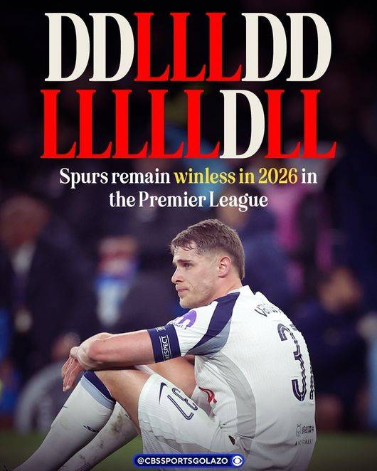 '무무패패무무패패패패패무패패' 14G 연속 못 이겼다...'악몽 데뷔전' 데 제르비 토트넘 감독