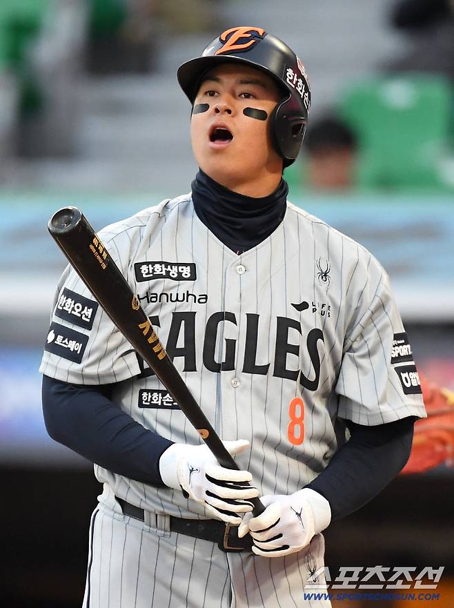 2군행 노시환, 하루에 166만원씩 사라진다! → 월급 '최소 1666만원' 증발