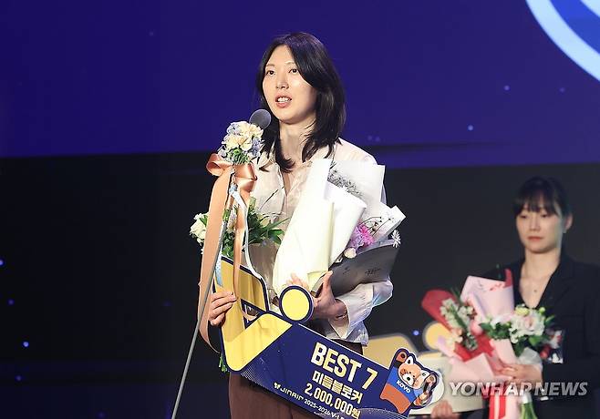 양효진, 선수로 나선 마지막 무대…