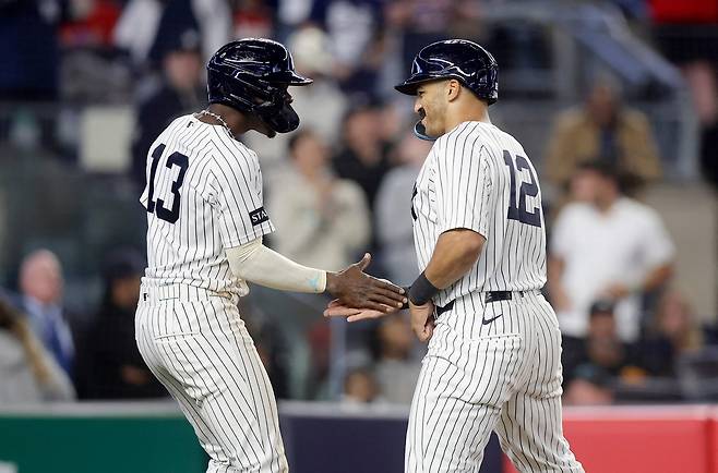 ‘4-0→4-4→7-4→7-7→8-8→8-10→11-10’…오리무중의 난타전 승부, 결국 양키스가 웃었다, 9회말 ‘끝내기 폭투’로 5연패 탈출