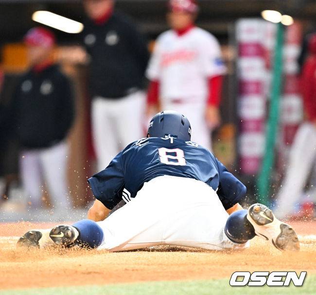 ‘한화 보고 있나?’ 손아섭, 트레이드 첫 날부터 쐐기 투런홈런 폭발! 3출루 맹활약 [오!쎈 인천]