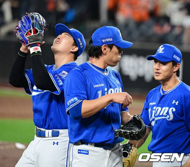 삼성 잘한건가 못한건가…이기면 장땡! 박진만 감독