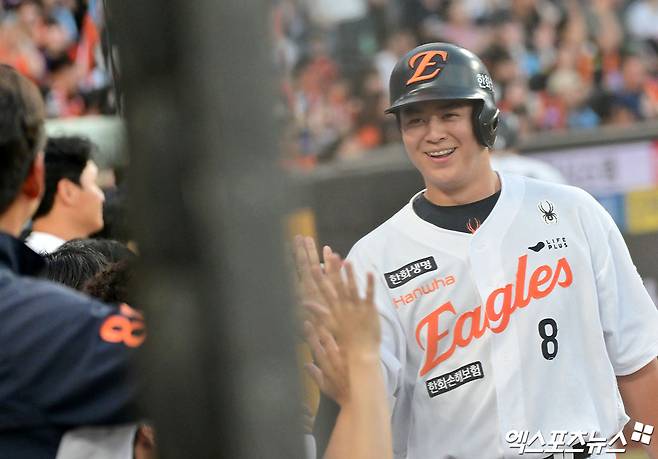 '2군행' 노시환, MOON에 장문의 문자 보냈다…