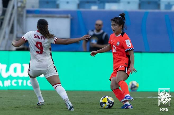 '안타깝다' 韓 여자 축구, '10명 싸운' 캐나다에 1-3 패…FIFA 시리즈 2연패