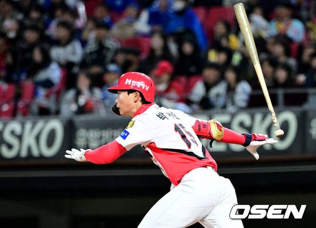 만루 홈런 터뜨린 김도영도 극찬했다! 7G 연속 안타+리드오프 같은 공포의 9번 타자 [오!쎈 광주]