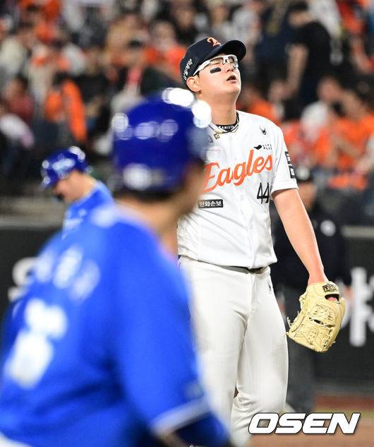 '김경문 결단' 한화 마무리 전격 교체…ERA 9.00 김서현 대신 '대체 외인' 쿠싱 깜짝 카드 쓴다 [오!쎈 대전]