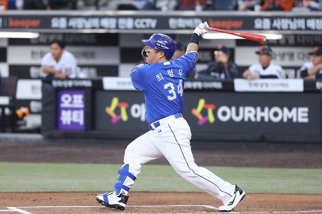 '고맙다 롯데' 삼성, 한화 5연패 몰아 넣고 5연승 질주…LG 제치고 단독 선두 도약 [대전:스코어]
