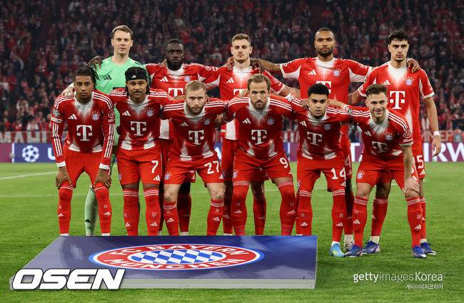 '7골 난타전' 바이에른, 레알에 4-3 승리→합산 스코어 6-4로 UCL 4강 진출...'카마빙가 퇴장+김민재 결장'