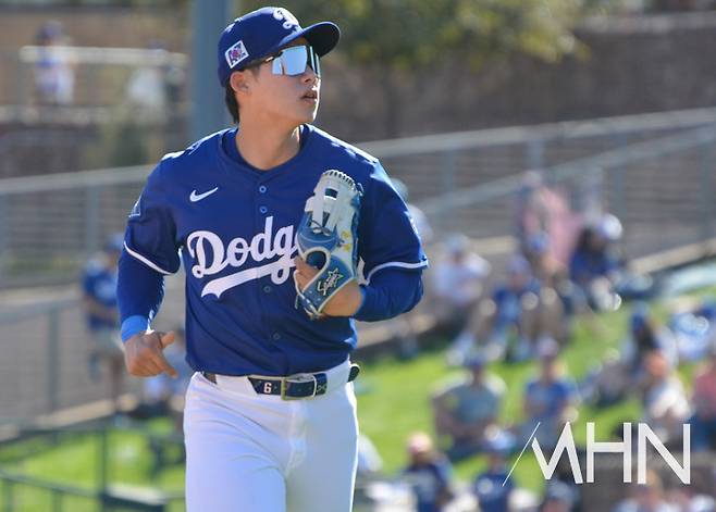 전날 '무안타' 김혜성, 우완투수 상대로 이틀연속 선발출전…뉴욕 메츠전, 유격수-8번