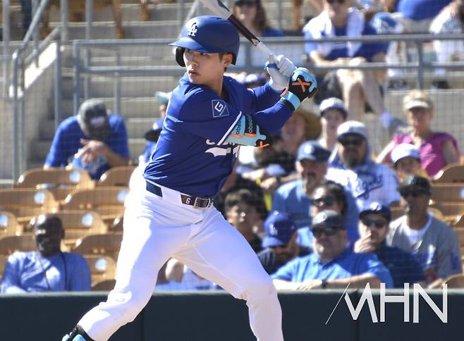 전날 '무안타' 김혜성, 우완투수 상대로 이틀연속 선발출전…뉴욕 메츠전, 유격수-8번