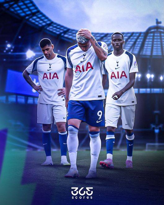 '무무패패무무패패패패패무패패' 토트넘, 결국 2부 운명...슈퍼컴퓨터도 등 돌렸다