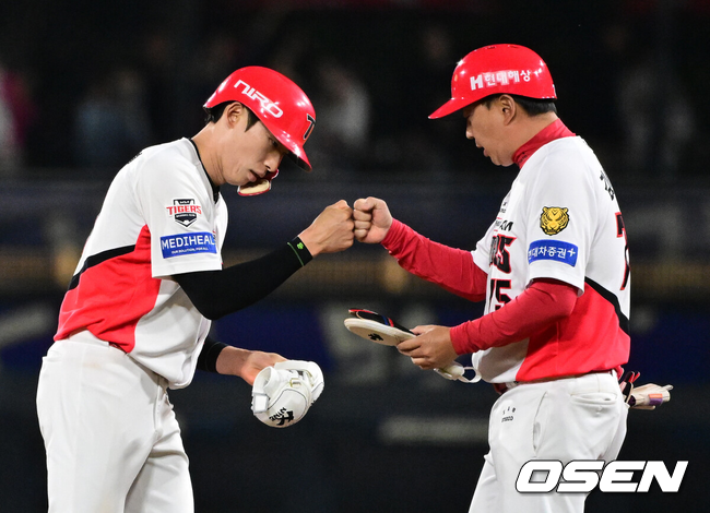 평범한 뜬공 2루타 둔갑→한준수 동점타, 나성범 병살 모면→카스트로 역전투런...잘 풀리는 KIA 7연승 질주 [광주 리뷰]