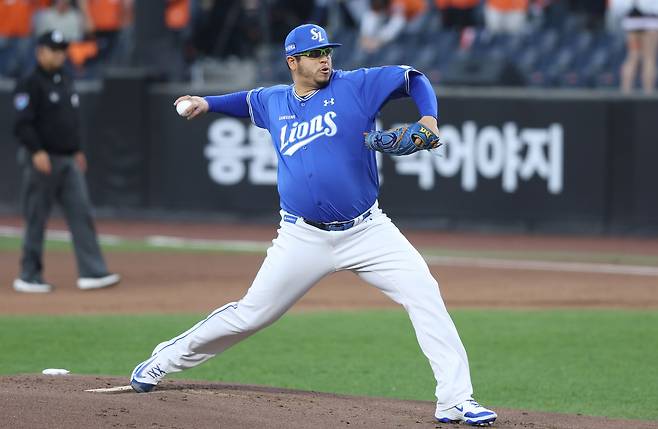 한화, 3실책에 와르르 또 무너졌다 '6연패'…삼성은 파죽의 6연승+1위 수성→후라도 완벽투+전병우 맹타 조화 [대전:스코어]