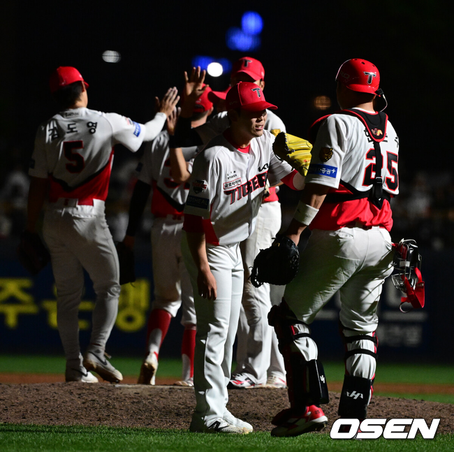 '난공불락' 알칸타라 잡은 무서운 집중력, 이범호 7연승 뿌듯