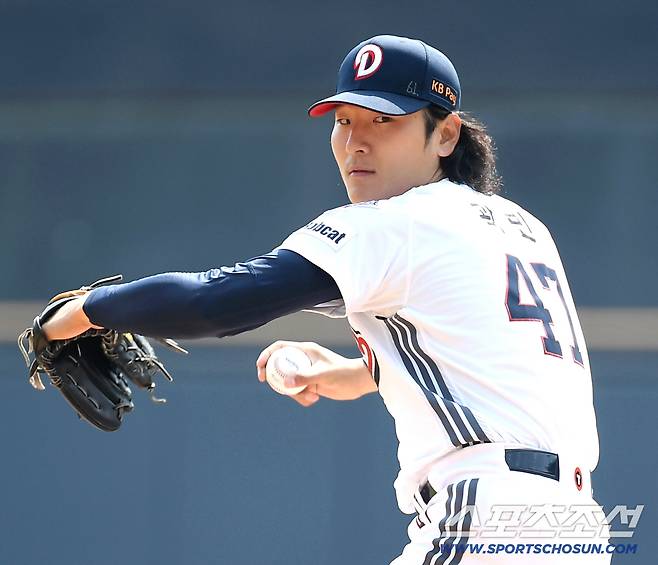 세상에 156km짜리 실투도 있나...곽빈 통한의 피안타 재구성, 와 야구 어렵다 [인천 현장]