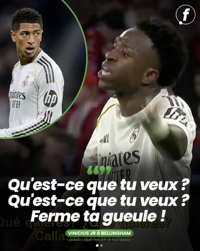 '콩가루 집안' 따로 없는 레알 마드리드...패스 무시에 벨링엄 분노→비니시우스