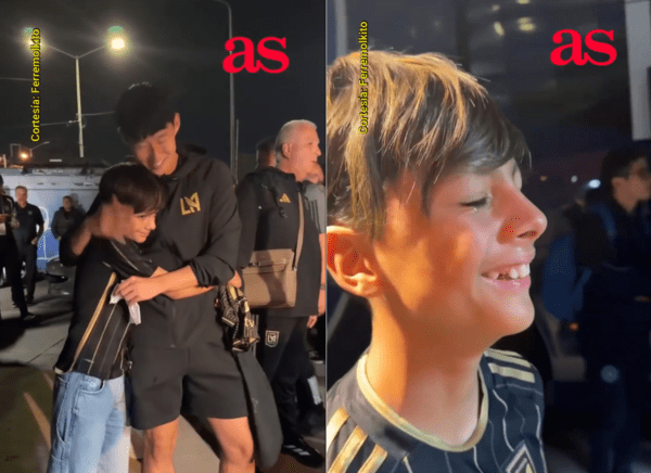 손흥민, '꼬마 팬 울렸다!'...'4-1 대승' 4강 견인→미담까지 쇄도, SON 팬 서비스에 감격한 소년