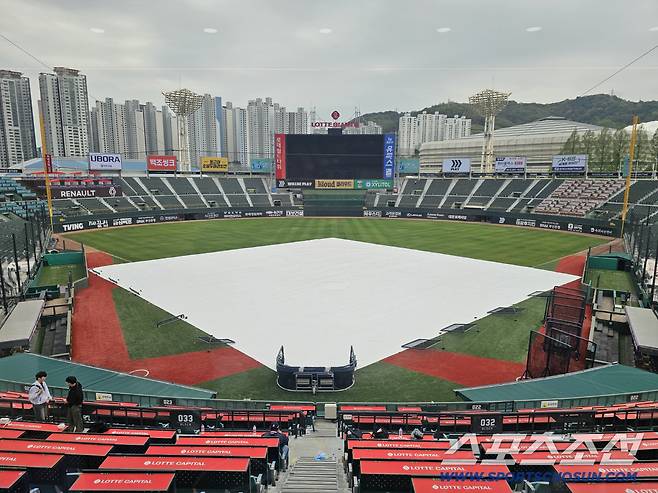 정훈 은퇴식, 만약 우천 취소되면 어떻게?…'6연패' 한화 만난 롯데 → 먹구름 가득한 사직 [부산현장]