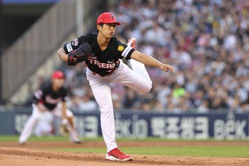 '제구 잡힌' KIA 이의리…시속 156㎞로 '시즌 왼팔 구속 1위'(종합)