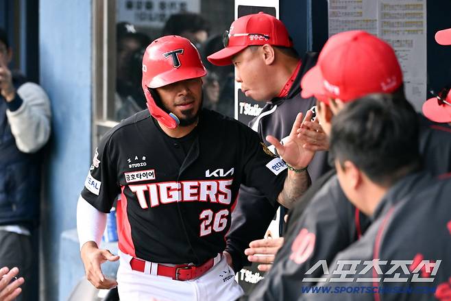 'KIA 또 이겼다' 파죽의 8연승! 2승7패 했던 팀 어디갔나, 10경기 9승1패[잠실 리뷰]