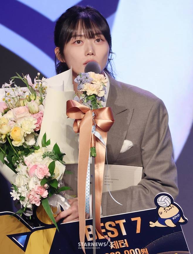 [공식발표] '여자부 FA 최대어' 김다인, 최고액 5억 4000만원 받고 현대건설 남았다!