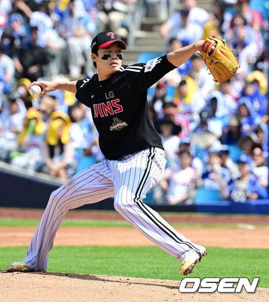 '3승 무패 ERA 2.74' 삼성 킬러 무너졌다…임찬규, 첫 피홈런 포함 6실점 ‘와르르’ [오!쎈 대구]