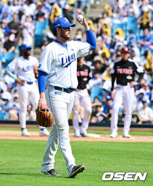 사자 킬러는 무슨! LG 임찬규 6실점 붕괴...삼성, 미리보는 KS 5점 차 승리+7연승 질주 [대구 리뷰]