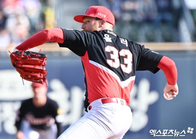 KIA 9연승 희망 살렸다! '데일 실책만 아니었어도…' 올러, 6⅓이닝 5K 2실점 1자책→노 디시전 [잠실 라이브]